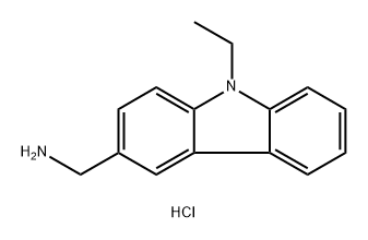 1-(9-ethyl-9H-carbazol-3-yl)methanamine
hydrochloride Structure