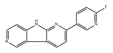 2-(6-fluoropyridin-3-yl)-9H-pyrrolo[2,3-b:4,5-c']dipyridine Structure