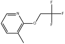 3-Methyl-2-(2,2,2-trifluoroethoxy)pyridine Structure