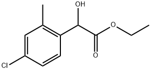 Ethyl 4-chloro-α-hydroxy-2-methylbenzeneacetate Structure