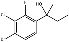 2-(4-bromo-3-chloro-2-fluorophenyl)butan-2-ol Structure