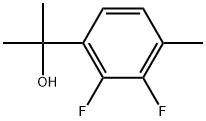 2,3-Difluoro-α,α,4-trimethylbenzenemethanol Structure