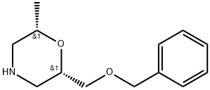 (2S)-2-((benzyloxy)methyl)-6-methylmorpholine Structure