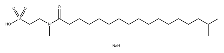 Sodium N-Isostearoyl Methyltaurate Structure