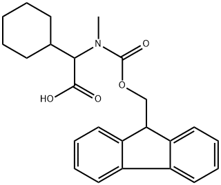 Cyclohexaneacetic acid, α-[[(9H-fluoren-9-ylmethoxy)carbonyl]methylamino]- Structure