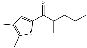 1-(4,5-Dimethyl-2-thienyl)-2-methyl-1-pentanone Structure