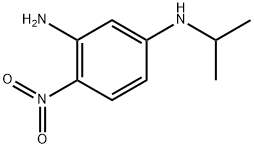 1,3-Benzenediamine, N1-(1-methylethyl)-4-nitro- Structure