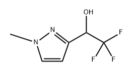 1H-Pyrazole-3-methanol, 1-methyl-α-(trifluoromethyl)- Structure