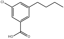 3-Butyl-5-chlorobenzoic acid 구조식 이미지