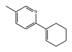 2-(1-Cyclohexen-1-yl)-5-methylpyridine Structure