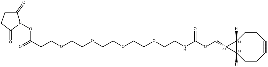 Exo-bcn-PEG4-NHS ester Structure