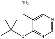 (4-(tert-Butoxy)pyrimidin-5-yl)methanamine Structure