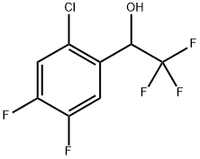 1-(2-Chloro-4,5-difluorophenyl)-2,2,2-trifluoroethanol Structure