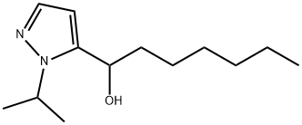 α-Hexyl-1-(1-methylethyl)-1H-pyrazole-5-methanol Structure