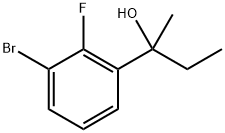 2-(3-bromo-2-fluorophenyl)butan-2-ol Structure