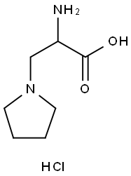 2-Amino-3-(pyrrolidin-1-yl)propanoic acid dihydrochloride Structure