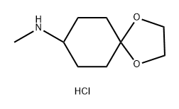 N-methyl-1,4-dioxaspiro[4,5]nonane-8-amino hydrochloride Structure