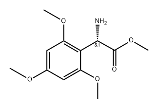 methyl (S)-2-amino-2-(2,4,6-trimethoxyphenyl)acetate Structure