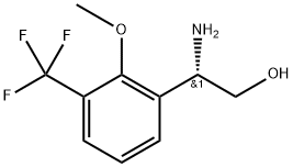 (2S)-2-amino-2-[2-methoxy-3-(trifluoromethyl)phenyl]ethan-1-ol Structure