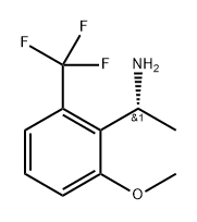 (R)-1-(2-methoxy-6-(trifluoromethyl)phenyl)ethan-1-amine 구조식 이미지