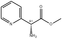 2-Pyridineacetic acid, α-amino-, methyl ester, (αR)- Structure