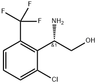 (2S)-2-amino-2-[2-chloro-6-(trifluoromethyl)phenyl]ethan-1-ol Structure