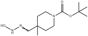 Tert-butyl 4-methyl-4-(hydroxyimino)piperidine-1-carboxylate Structure