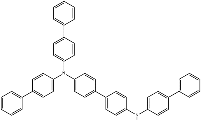 N4,N4,N4'-Tri([1,1'-biphenyl]-4-yl)-[1,1'-biphenyl]-4,4'-diamine Structure