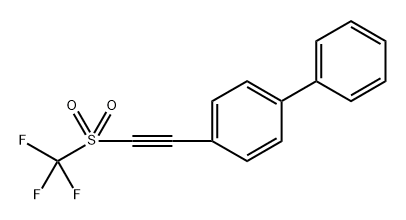 4-[2-[(Trifluoromethyl)sulfonyl]ethynyl]-1,1′-biphenyl Structure