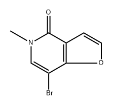 7-Bromo-5-methylfuro[3,2-c]pyridin-4(5H)-one Structure
