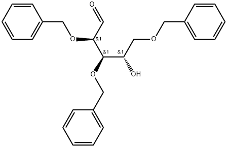 2.3.5-Tri-O-benzyl-L-lyxofuranose Structure