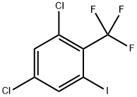 1,5-dichloro-3-iodo-2-(trifluoromethyl)benzene Structure