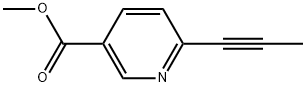 Methyl 6-(prop-1-yn-1-yl)pyridine-3-carboxylate Structure