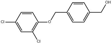 4-[(2,4-Dichlorophenoxy)methyl]benzenemethanol Structure