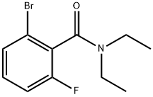 2-bromo-N,N-diethyl-6-fluorobenzamide Structure