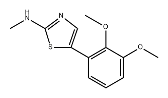 5-(2,3-dimethoxyphenyl)-N-methylthiazol-2-amine Structure