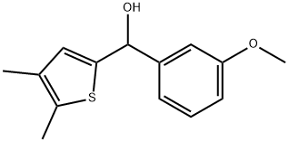 α-(3-Methoxyphenyl)-4,5-dimethyl-2-thiophenemethanol Structure