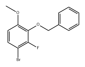 2-(Benzyloxy)-4-bromo-3-fluoro-1-methoxybenzene Structure