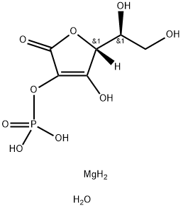 L-Ascorbic Acid 2-phosphate (magnesium salt hydrate) Structure