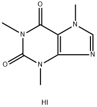 1,3,7-Trimethyl-1H-purine-2,6(3H,7H)-dione hydroiodide Structure