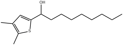 4,5-Dimethyl-α-octyl-2-thiophenemethanol Structure