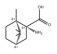 (1R,2R,4R)-2-amino-1,7,7-trimethyl-norbornane-2-carboxylic acid 구조식 이미지