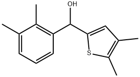 α-(2,3-Dimethylphenyl)-4,5-dimethyl-2-thiophenemethanol Structure