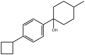 1-(4-cyclobutylphenyl)-4-methylcyclohexanol Structure