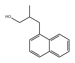 1-Naphthalenepropanol, β-methyl- Structure