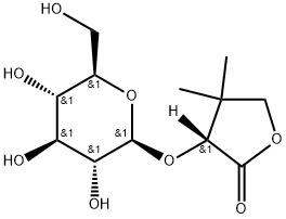 (R)-(-)-Pantoyllactone beta-D-glucopyranoside >=80% (NMR) 구조식 이미지