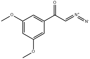 Ethanone, 2-diazo-1-(3,5-dimethoxyphenyl)- 구조식 이미지