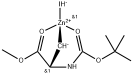 (R)-2-tert-Butoxycarbonylamino-3-methoxy-3-oxopropylzinc iodide Structure