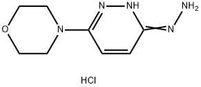 4-(6-Hydrazineylidene-1,6-dihydropyridazin-3-yl)morpholine dihydrochloride Structure