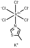 Iridate(2-), pentachloro(5-methylthiazole-κN3)-, potassium (1:2), (OC-6-21)- Structure